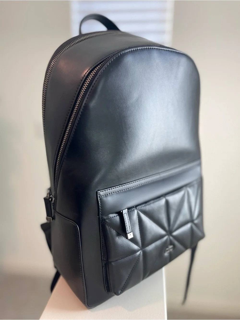 PEDRO  Quilted Front-Pocket  Backpack